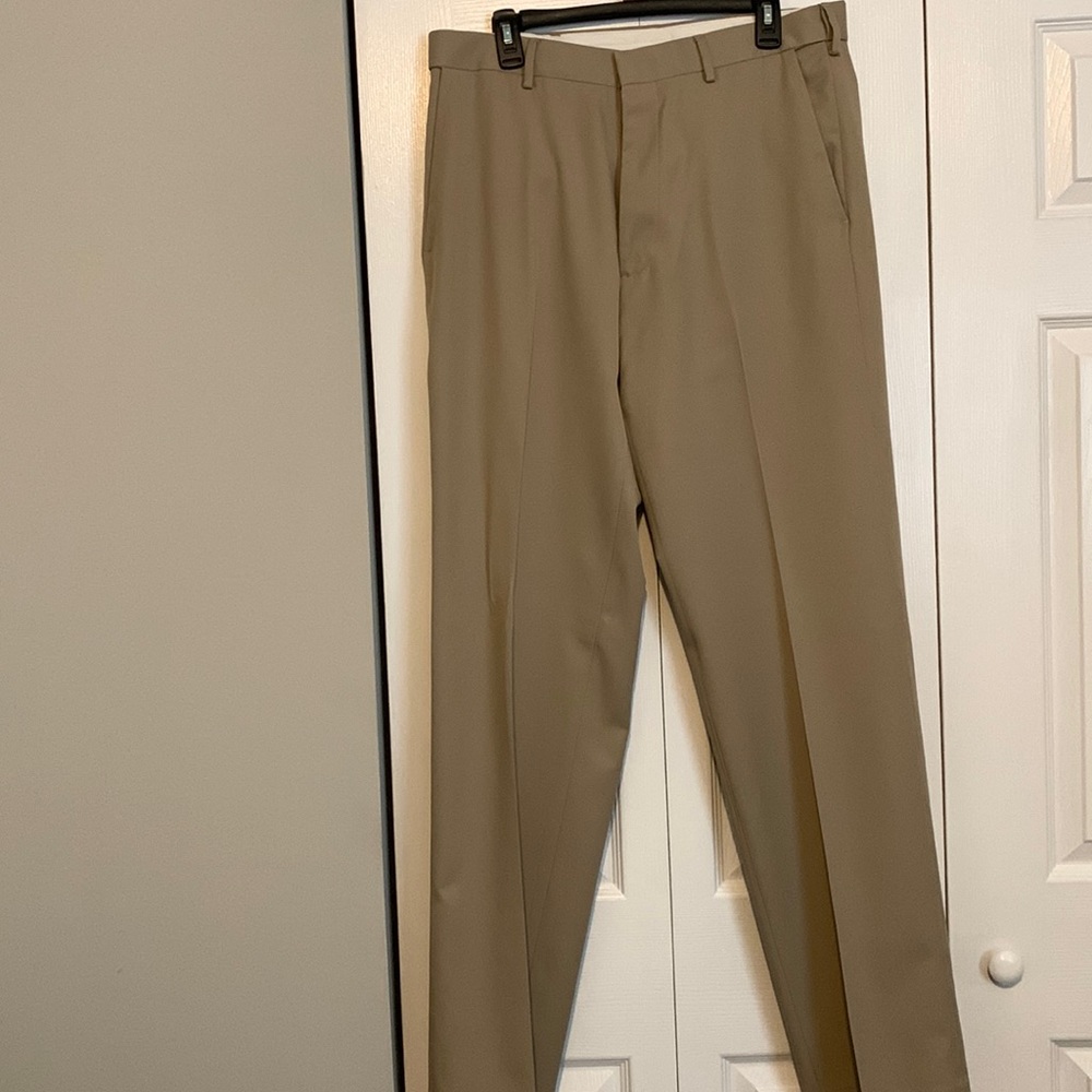 Khaki-colored Haggar Dress Pants